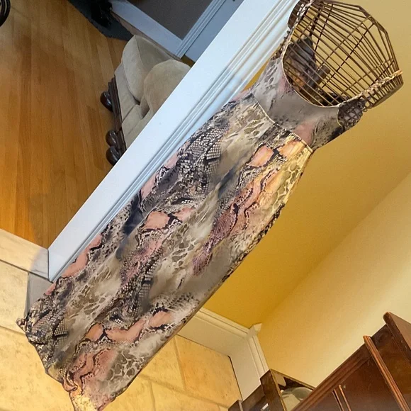 Reptile Patterned Maxi Dress - Picture 2 of 5